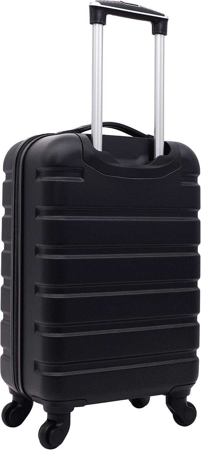 Wrangler 20" Hardside Spinner Carry-On Luggage, Black - Image 3