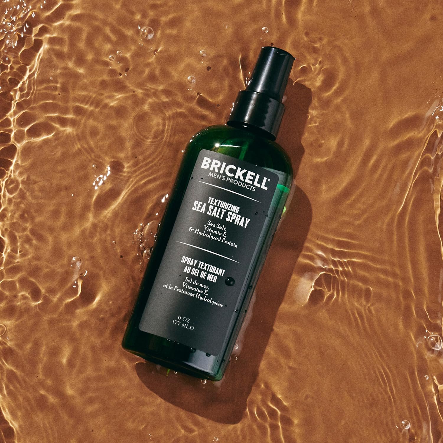 Brickell Men's Texturizing Sea Salt Spray for Men, Alcohol-Free, Lifts & Texturizes Hair for a Beach or Surfer Hair Style, With Sea Salt, Vitamin E & Hydrolyzed Protein, 6 Ounce - Image 4