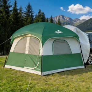 SUV Tent, Car Tents for Camping, Universal SUV Tailgate Tent | 10x9ft Large, PU3000 Waterproof, Camping Tent Universal Compatible with SUV, CUV, Easy Setup Standalone Shelter for Outdoor