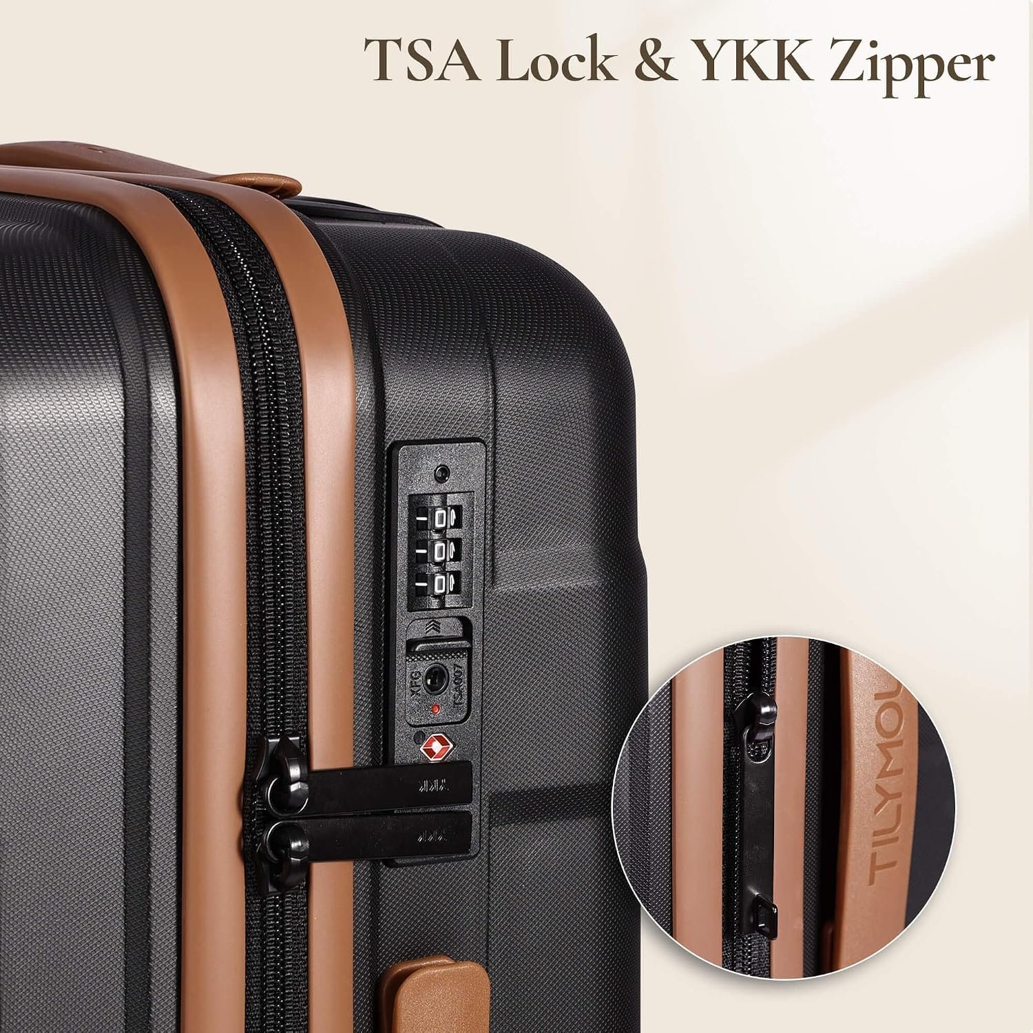 TILYMOL Expandable Luggage Sets 3 Piece, Hardside Suitcase Set with TSA | Lightweight Travel Luggage with Spinner Wheel, Scratch-Resistant Suitcase for Men and Women, Blue - Image 5