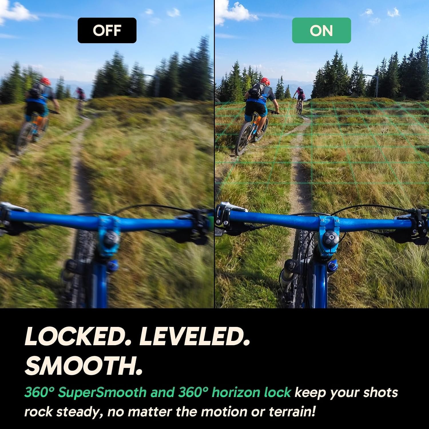 AKASO 360 Action Camera - 5.7K 360 Video with 1/2" 48MP Sensors, 72MP 360 Photo, 360-SuperSmooth, Invisible Selfie Stick Effect, 360° Horizon Lock, AI Tracking Standard Combo - Image 3