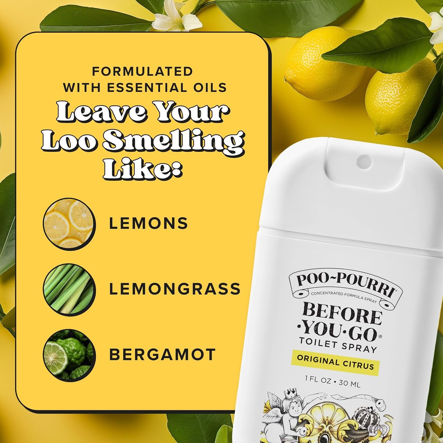 Poo-Pourri Before-You-Go Pocket Toilet Spray, Travel Essentials, 1 Fl Oz, Spring Variety 3 Pack, Each Up to 50 Uses, On-The-Go Bathroom Odor Deodorizer with Essential Oils, TSA Approved Size, 3 Scents - Image 9