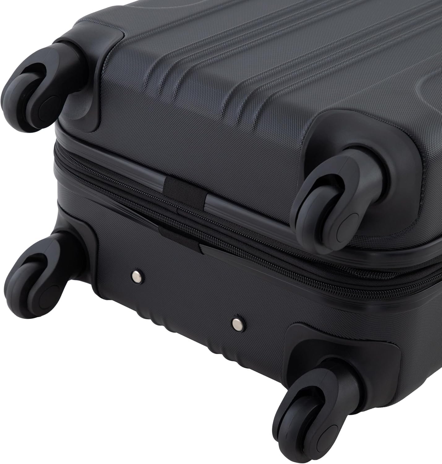 Travelers Club Chicago Hardside Expandable Spinner Luggage, Black, 22" Carry-On - Image 6
