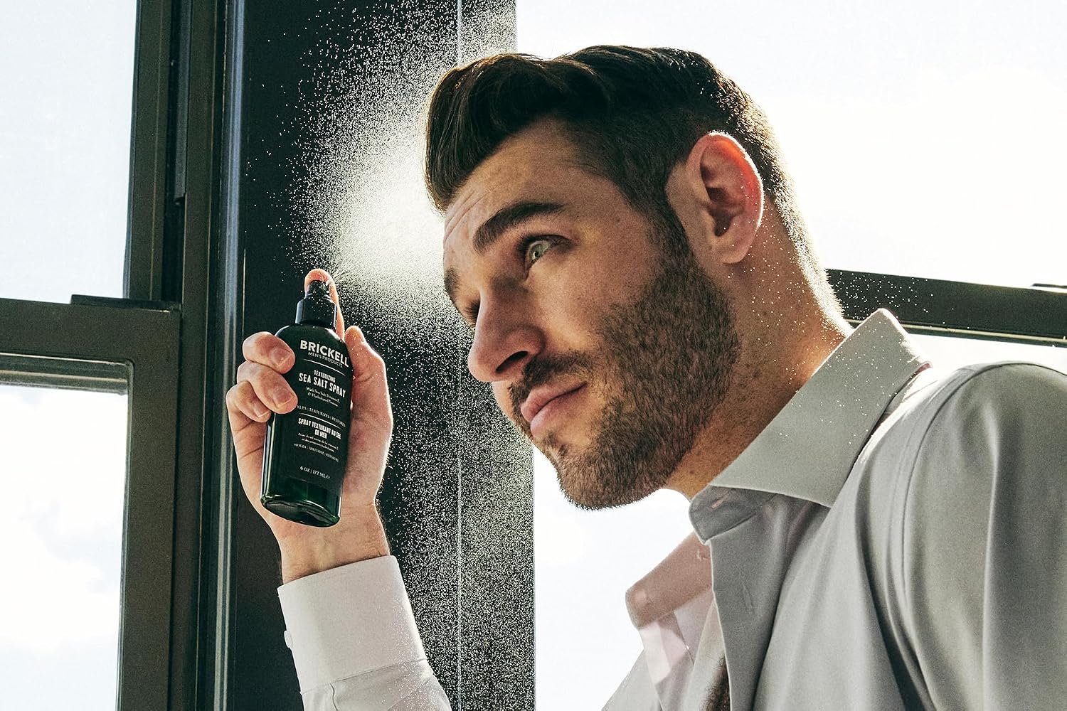 Brickell Men's Texturizing Sea Salt Spray for Men, Alcohol-Free, Lifts & Texturizes Hair for a Beach or Surfer Hair Style, With Sea Salt, Vitamin E & Hydrolyzed Protein, 6 Ounce - Image 5
