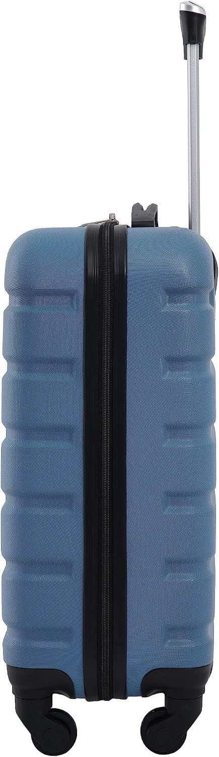 Wrangler Hardside Spinner Luggage, Blue Heaven, Carry-On 20-Inch - Image 3