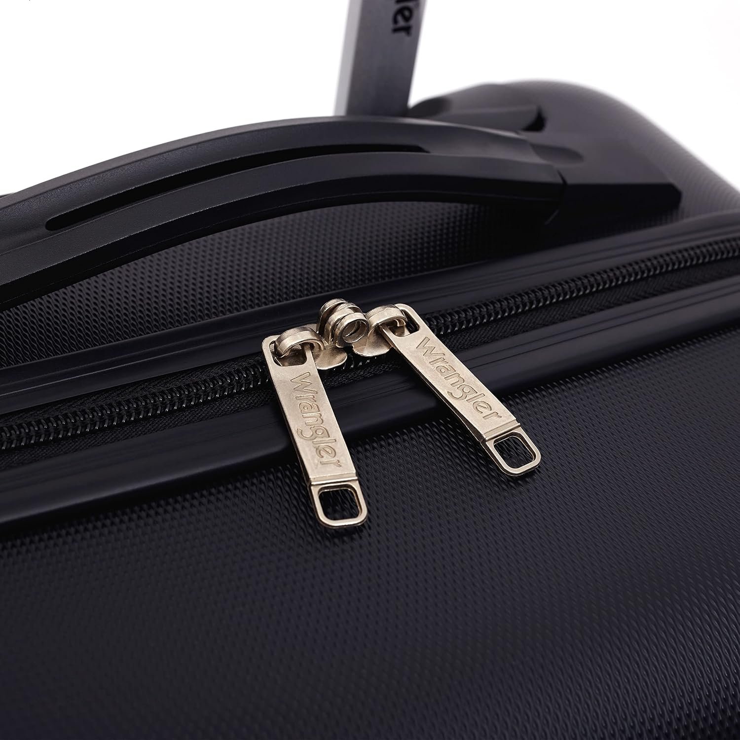 Wrangler 20" Hardside Spinner Carry-On Luggage, Black - Image 7