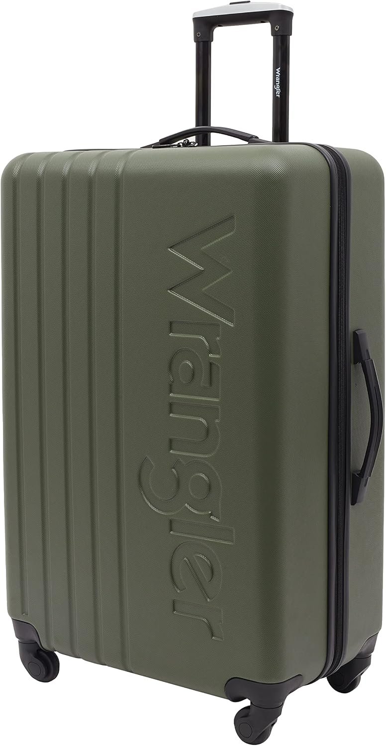 Wrangler Quest Luggage Set, Olive Green, 3 Piece Set (30"/26"/22") - Image 4