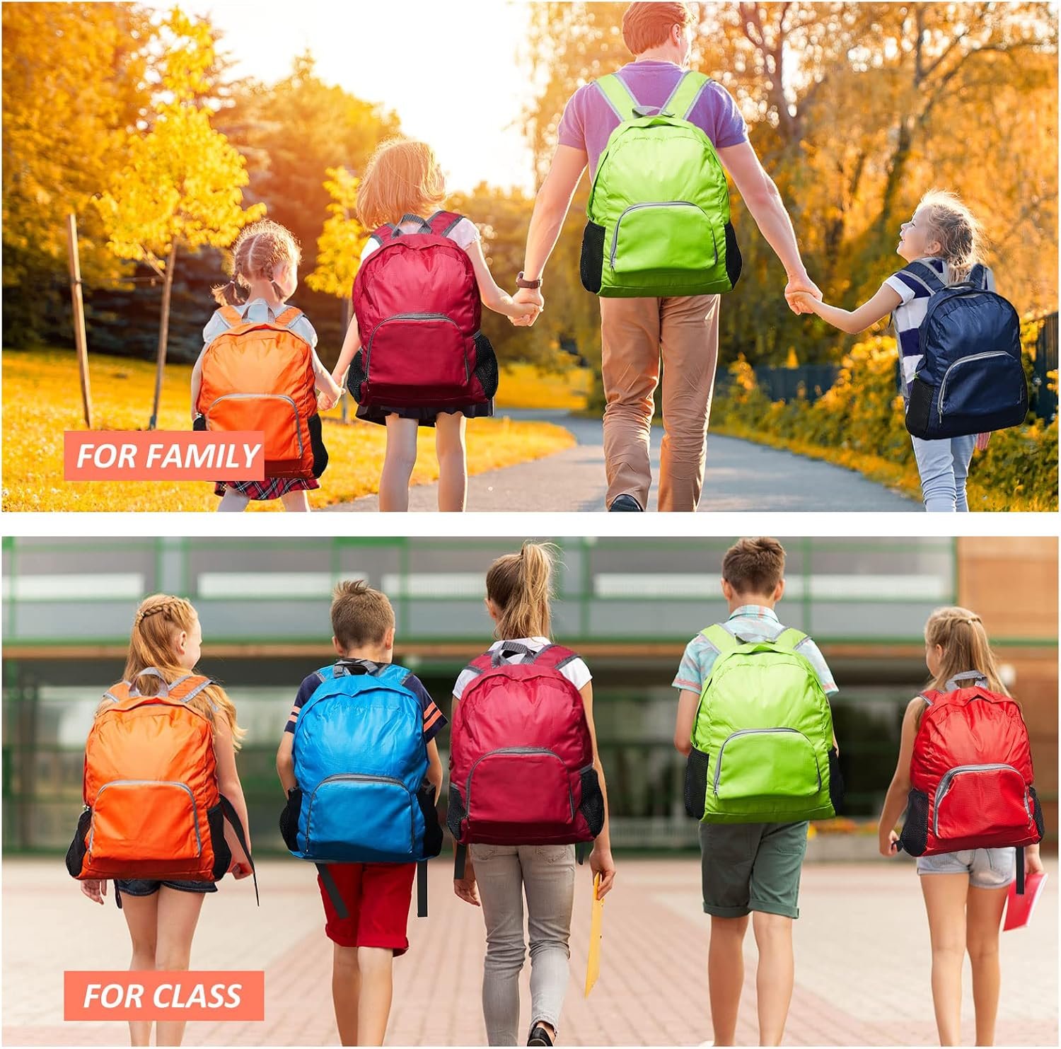Patelai 48 Pcs 17" Backpacks in Bulk for School Kids Wholesale Bookbags Lightweight Back Pack for Girls Boys Outdoor Travel(Stylish Color) - Image 6