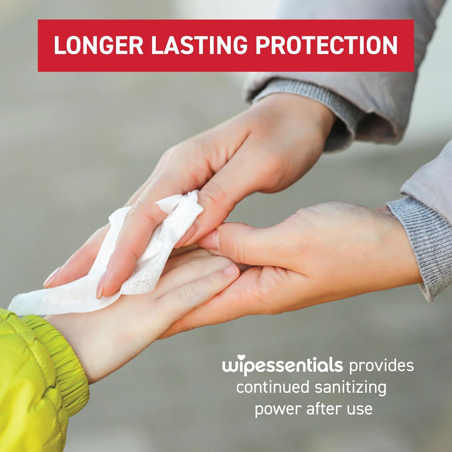 WipeEssentials Hand Sanitizer Wipes for Adults & Kids - 90 Count, 3 Packs | Alcohol-Free, Moisturizing Sanitizing Wipes with Aloe Vera & Vitamin E - Unscented & Travel Size With No Soapy Residue - Image 2