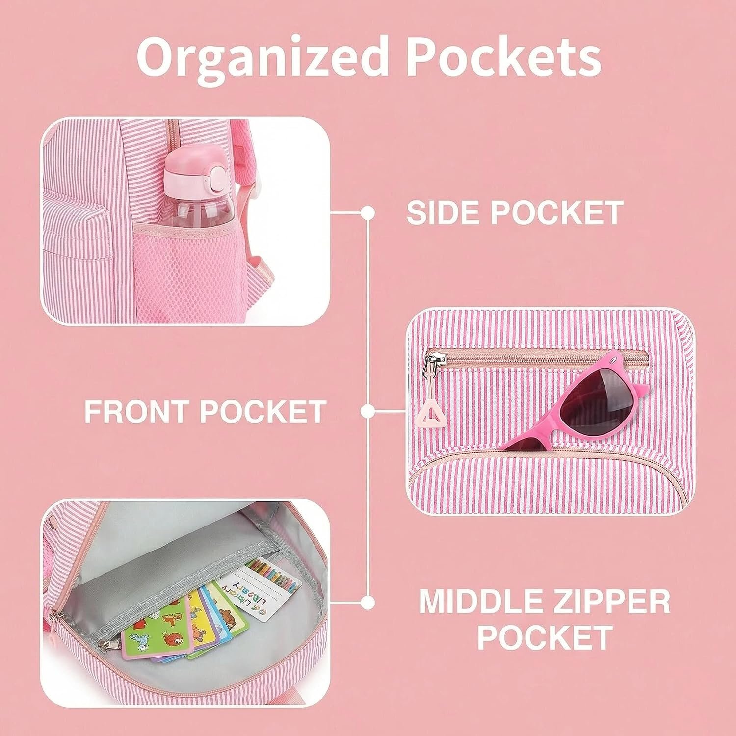 Mini Toddler Backpack for Girls | Backpack for Kids | Cute Personalized Birthday Gifts - Image 7