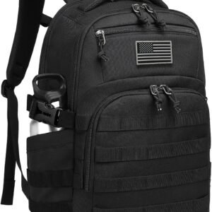 Military tactical backpack, backpack for men black small tactical assault bag