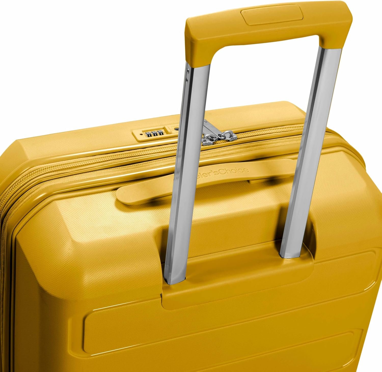 Traveler's Choice Pagosa Hardshell Expandable Luggage with Spinner Wheels, Yellow, 27-Inch Medium - Image 9