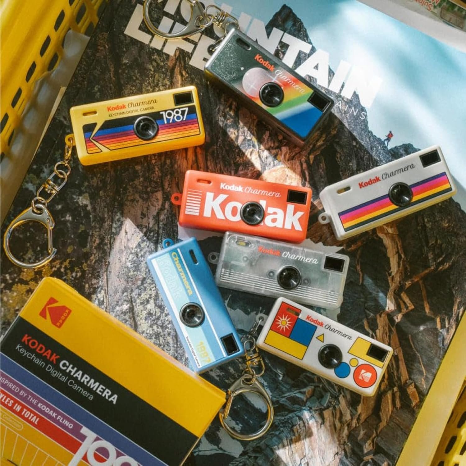KODAK CHARMERA Keychain Digital Camera Blind Box Single Box (1PC),Mini Camera,Digicam,Video Recording,Bag Charm,1.6 Megapixels,Micro SD Card Slot,for Beginners Teens and Adults - Image 4