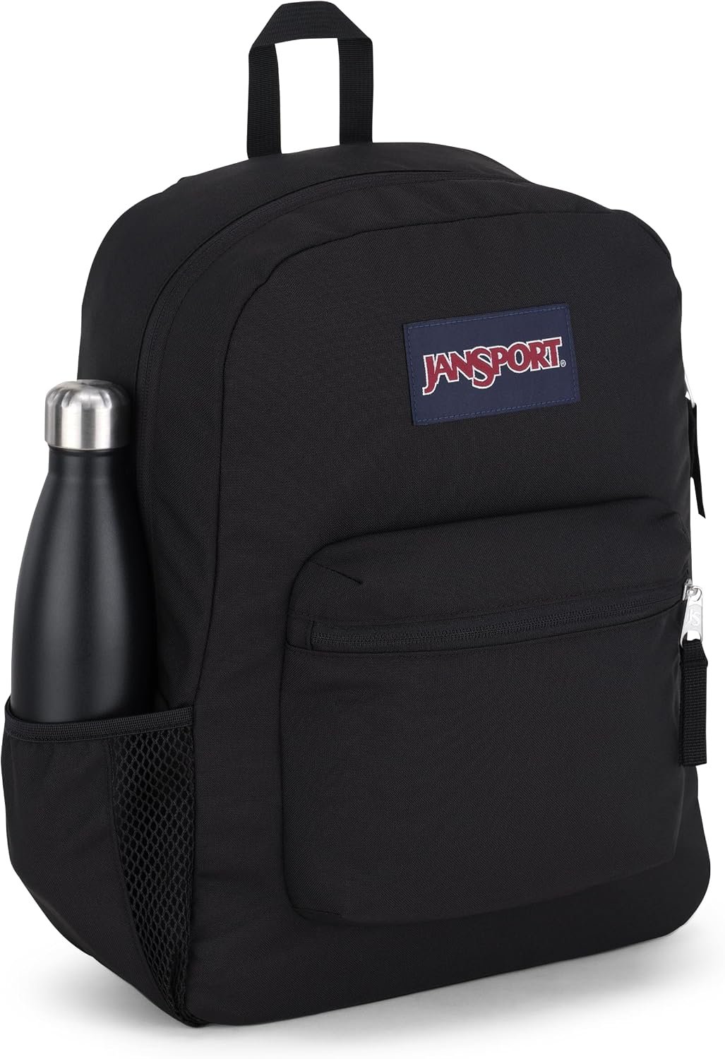 JanSport 26L Cross Town Backpack – 12 inch Classic Daypack, Black - Image 4
