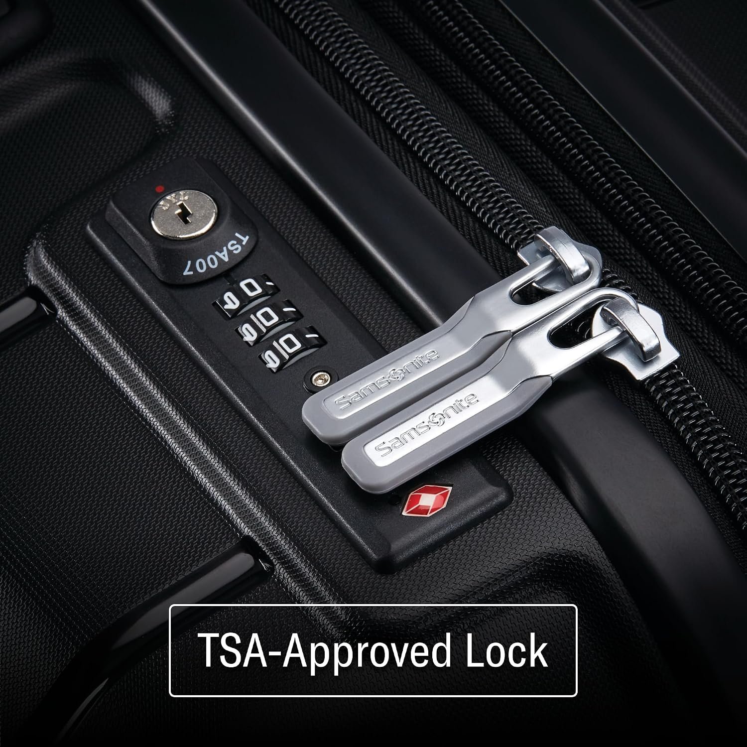 Samsonite Freeform 28-Inch Large Luggage with Dual 360° Spinner Wheels - Checked Suitcase - TSA Lock, Airline-Approved - Lightweight Durable Polypropylene Expandable Hardshell - Navy - Image 7