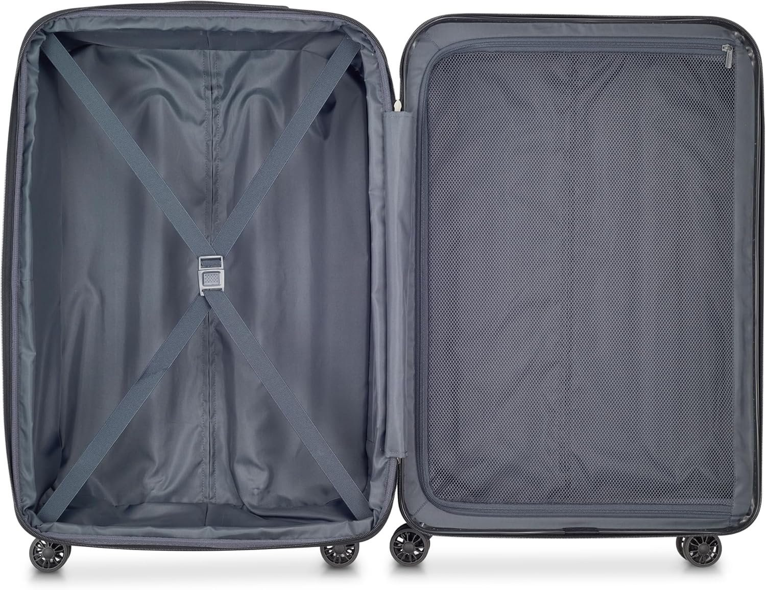 DELSEY PARIS Helium Aero Hardside Expandable Luggage with Spinner Wheels, Brick Red, Checked-Medium 24 Inch - Image 7
