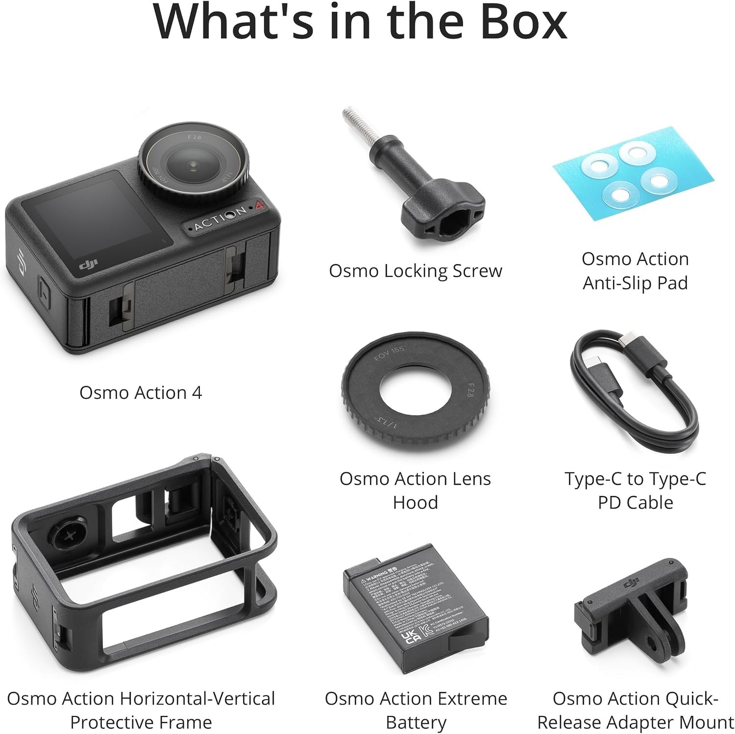 DJI Osmo Action 4 Essential Combo, Waterproof Action Camera Vlogging Camera | 1/1.3" Sensor, 4K/120fps Video, Stunning Low-Light Imaging, 10-bit & D-Log M Color Performance, Long-Lasting 160 Mins - Image 8