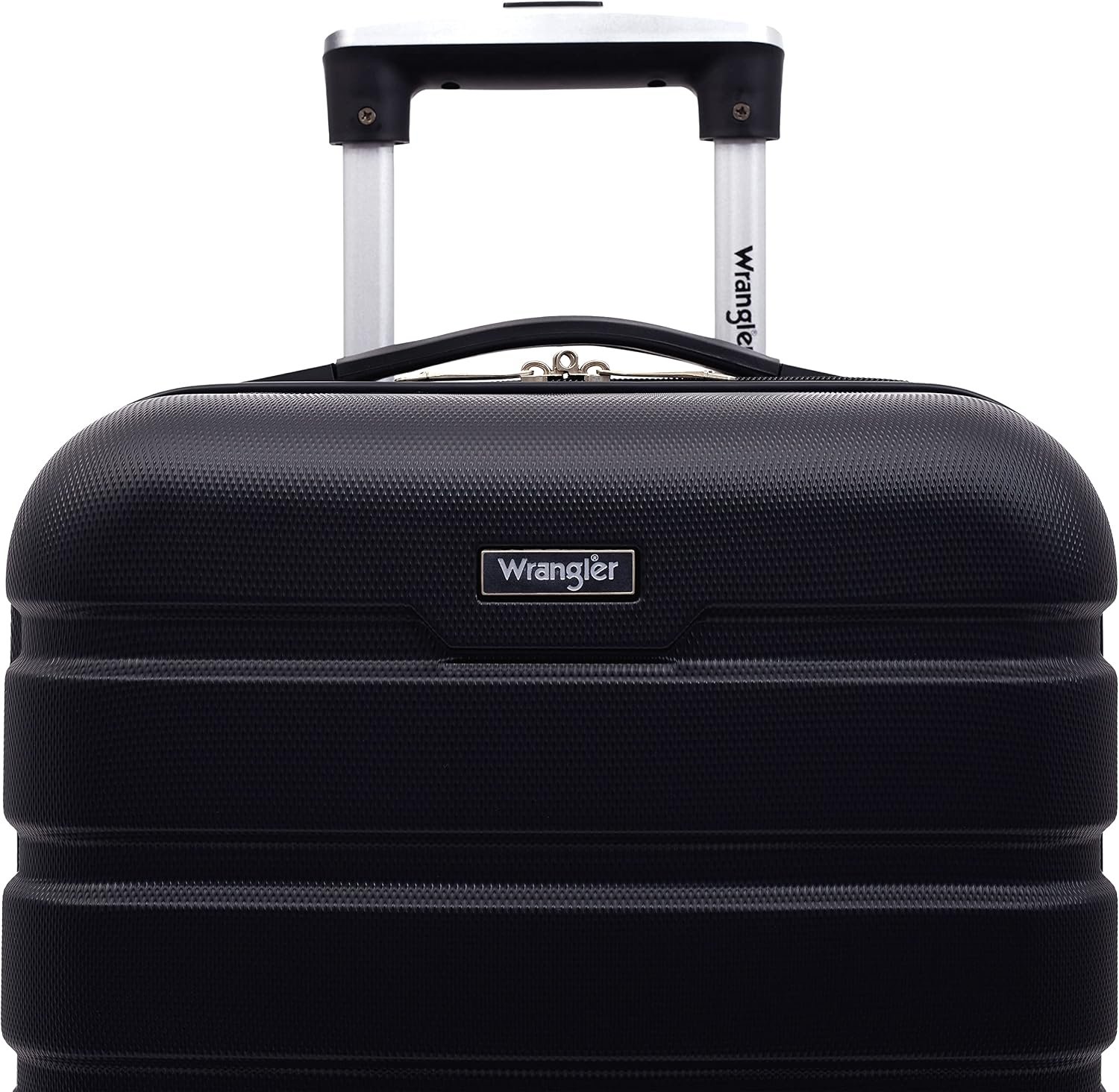 Wrangler 20" Hardside Spinner Carry-On Luggage, Black - Image 5