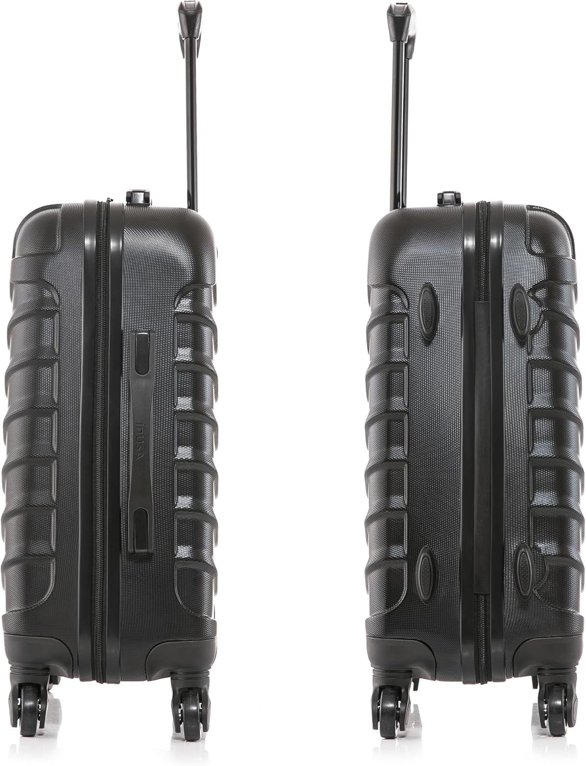 InUSA ENDURANCE 20-Inch Carry-On Hardside Spinner Luggage Lightweight Black - Image 8