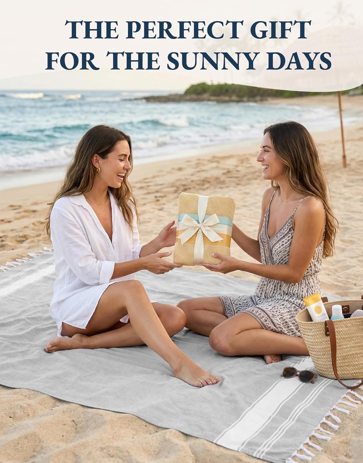 LANE LINEN Oversized Beach Towels 4 Pack, Pre-Washed, Extra Large - Grey | Quick Dry, No Sand, Absorbent Pool Towels for Adults - 39"x71", Vacation Essential - Machine Washable, Travel & Camping - Image 9