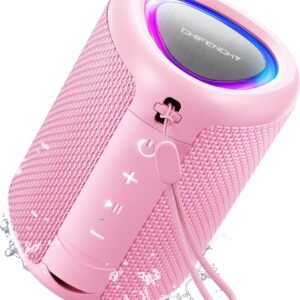 Portable Bluetooth Speaker Beach Essentials: Powerful Crystal Clear Sound/Dynamic Light/IPX5 Waterproof/All Day Playtime/Wireless BT 5.3/TWS Paring, Dad Gifts, Outdoor|Travel|Camping|Pool Accessories | Powerful HD Sound,Dynamic Light,All Day Playtime,Wireless BT 5.3,TWS Pairing,Travel|Camping|Pool Accessorie,School Supplies