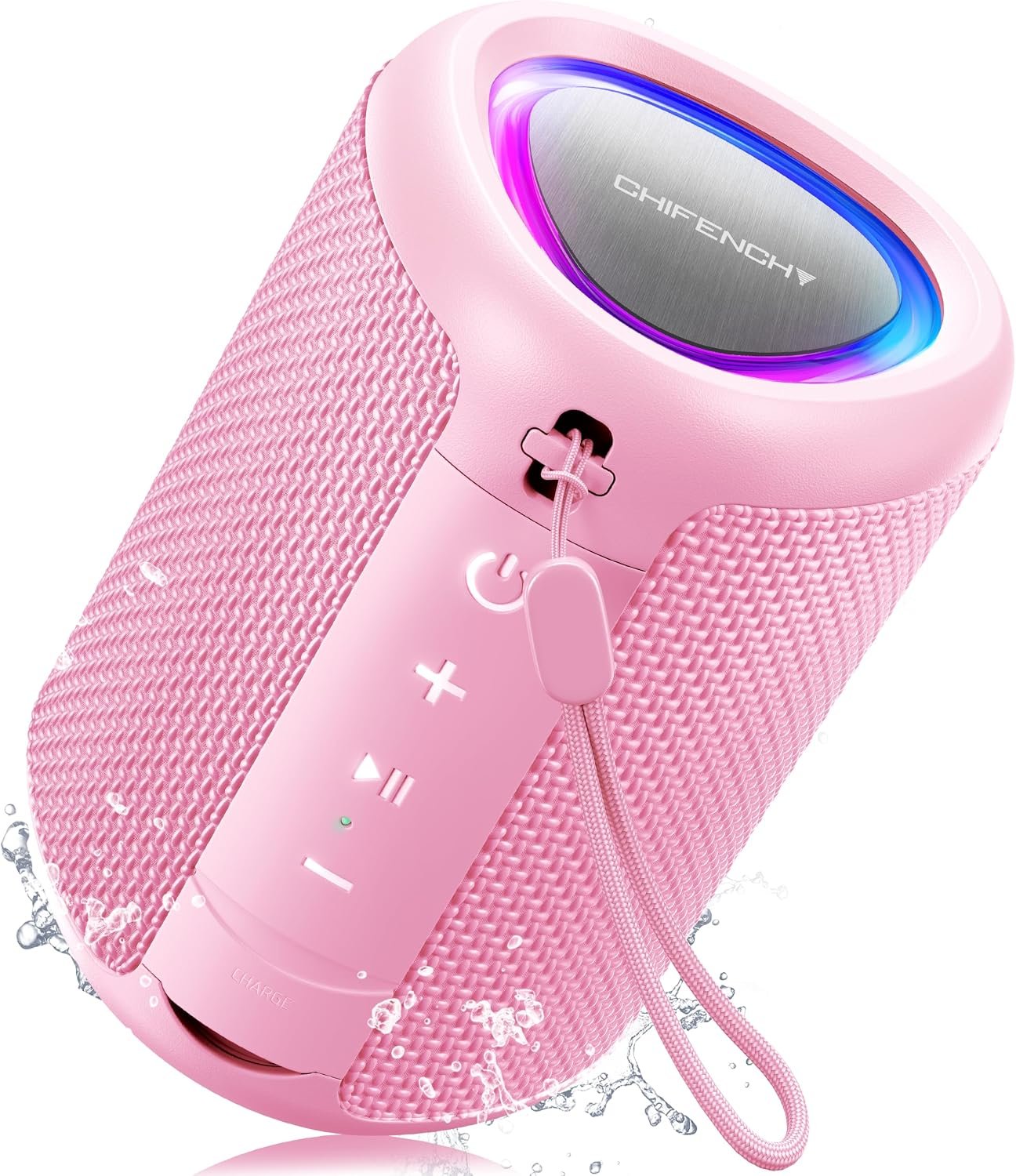 Portable Bluetooth Speaker Beach Essentials: Powerful Crystal Clear Sound/Dynamic Light/IPX5 Waterproof/All Day Playtime/Wireless BT 5.3/TWS Paring, Dad Gifts, Outdoor|Travel|Camping|Pool Accessories | Powerful HD Sound,Dynamic Light,All Day Playtime,Wireless BT 5.3,TWS Pairing,Travel|Camping|Pool Accessorie,School Supplies