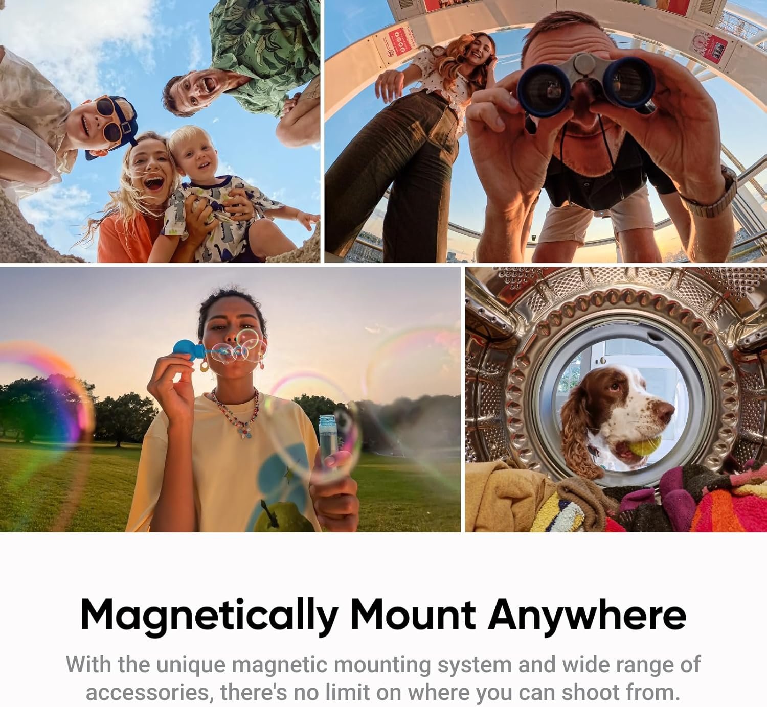 Insta360 GO Ultra - Small 4K Vlogging Camera, Hands-Free, POV Cam, 1/1.28" Sensor, 53g Lightweight, 156° FOV, 200 Min Battery Life, Magnetic Wearable Action Camera for Sports, Vlog,Midnight Black - Image 6