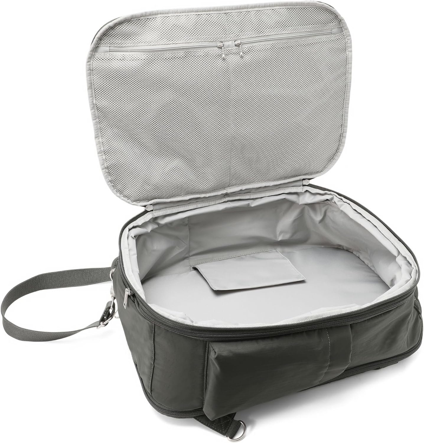 Securtex® Classic Anti-Theft Convertible Travel Backpack - 11x17” Carry-On, Fits 16” Laptop, Locking Zippers, Expandable | Locking zippers - Image 4
