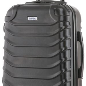 InUSA ENDURANCE 20-Inch Carry-On Hardside Spinner Luggage Lightweight Black