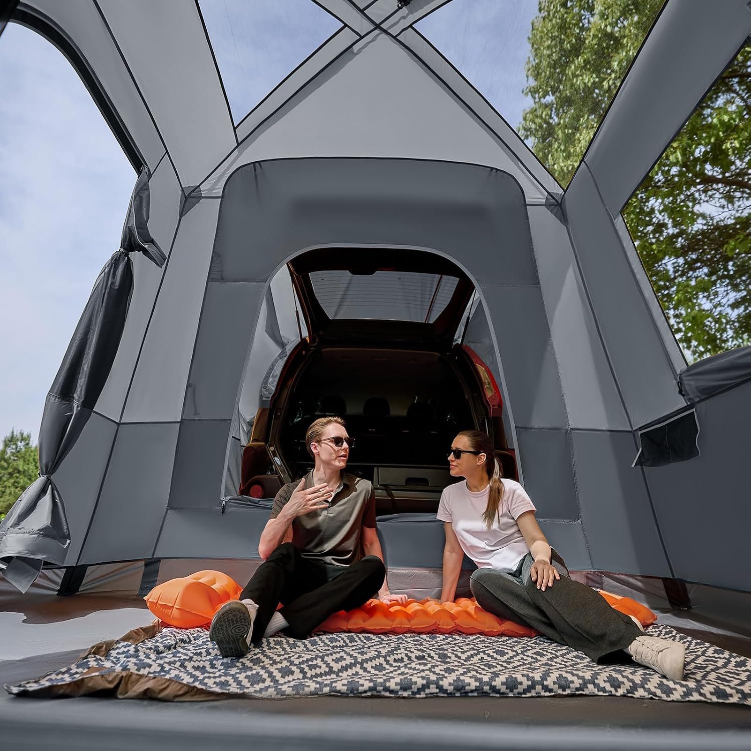 Timber Ridge Truck-Bed-Tents SUV Camping Tent | Weather Resistant and Portable Van or Car Tent, Includes Rainfly and Storage Bag - Image 4