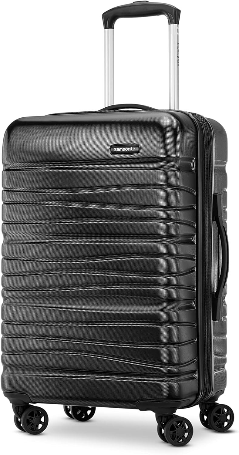 Samsonite Evolve SE Hardside Expandable Luggage with Spinners, Bass Black, 3PC Set (CO/M/L) - Image 4