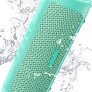 Bluetooth Speaker, 20W HD Sound, Portable Wireless, IPX5 Waterproof, Up to 24H Playtime, TWS Pairing, for Home/Party/Outdoor/Camping/Beach Essentials, Electronic Gadgets, Birthday Gift (Teal)