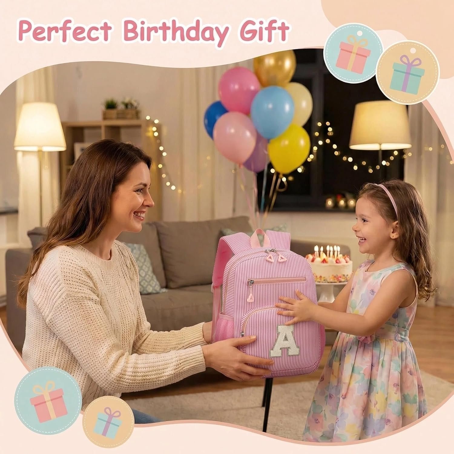 Mini Toddler Backpack for Girls | Backpack for Kids | Cute Personalized Birthday Gifts - Image 3