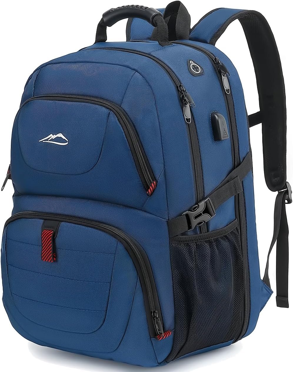 ProEtrade Travel Backpack, Extra Large Laptop Backpack Business Anti Theft TSA Approved College Work Computer Bag Fits 17 Inch Laptop with USB Charging Port for Women Men(Blue)