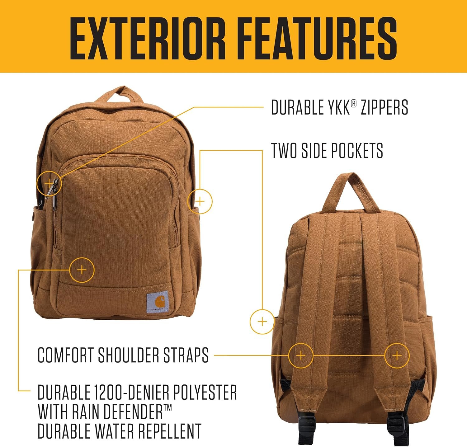Carhartt Classic 25L Backpack Black - Image 2