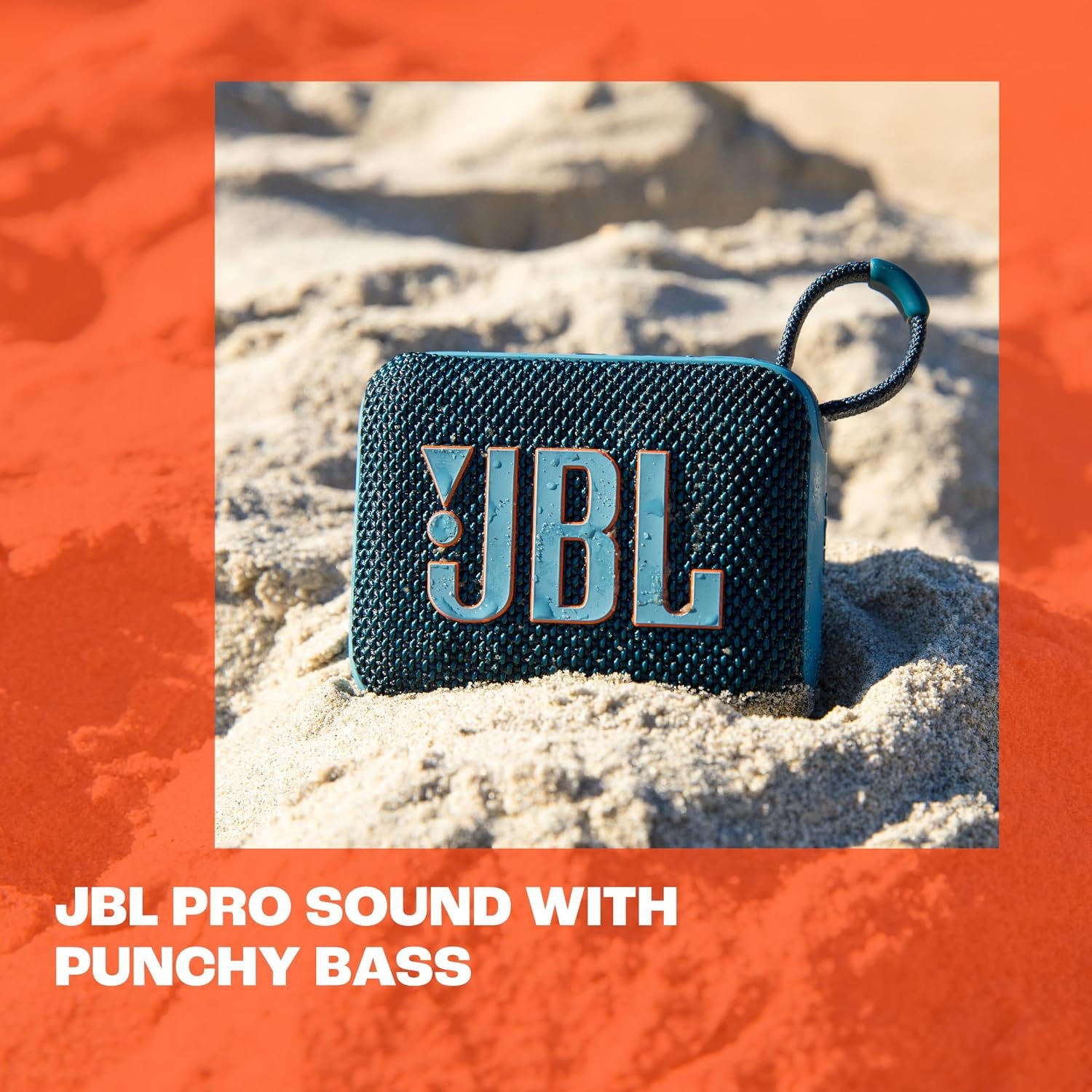 JBL Go 4 - Ultra-Portable, Waterproof and Dustproof Bluetooth Speaker, Big JBL Pro Sound with Punchy bass, 7-Hour Built-in Battery, Made in Part with Recycled Materials (Purple) - Image 5