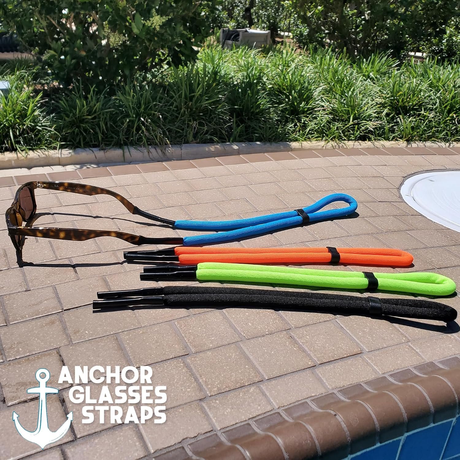 Floating Sunglasses Straps for Water – 4 Pack Buoyant Glasses Retainer for Men Women – Adjustable Floatable Eyewear Lanyard for Boating Kayaking Fishing Paddleboarding Beach Lake Pool - Image 4