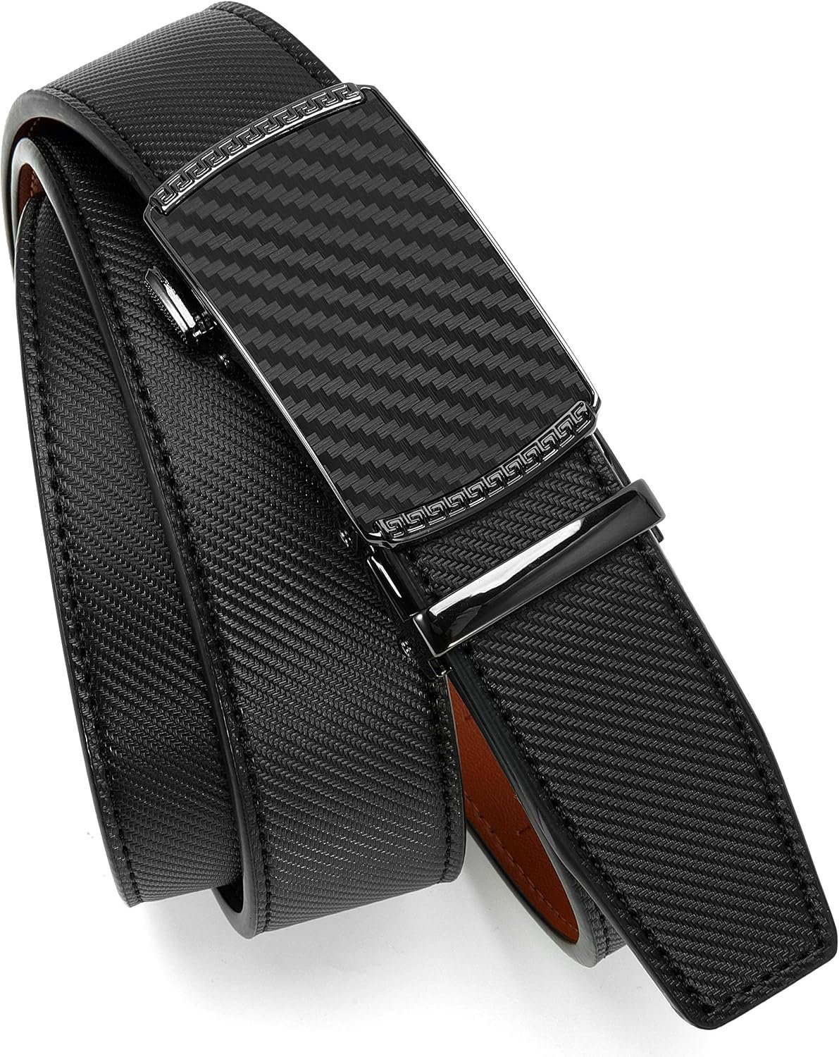 CHAOREN Men's Leather Ratchet Belt - Customizable Fit (35mm) | Smooth Sliding, Precise Micro‑Adjust, Trim to Fit, Dress & Casual Wear, Gift Box - Image 7