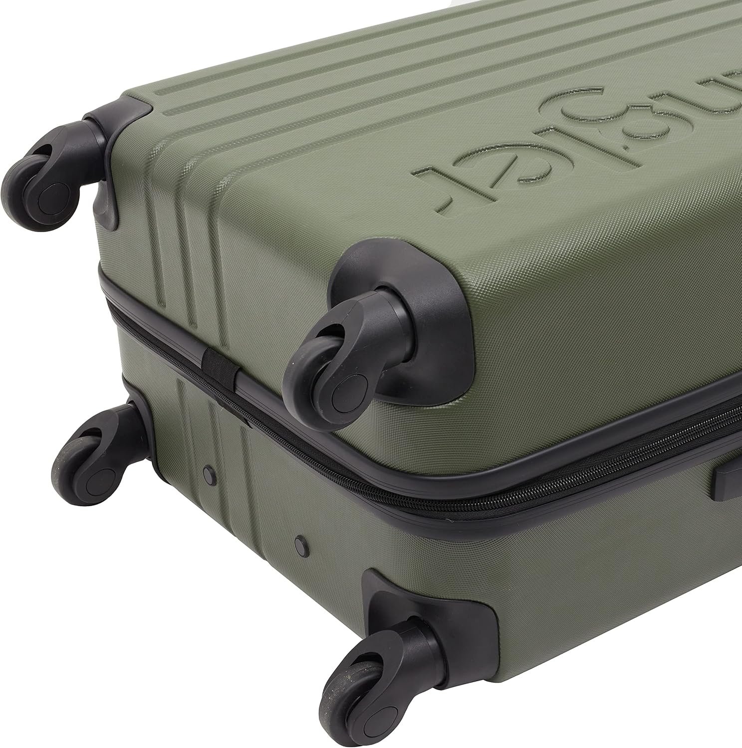 Wrangler Quest Luggage Set, Olive Green, 3 Piece Set (30"/26"/22") - Image 6