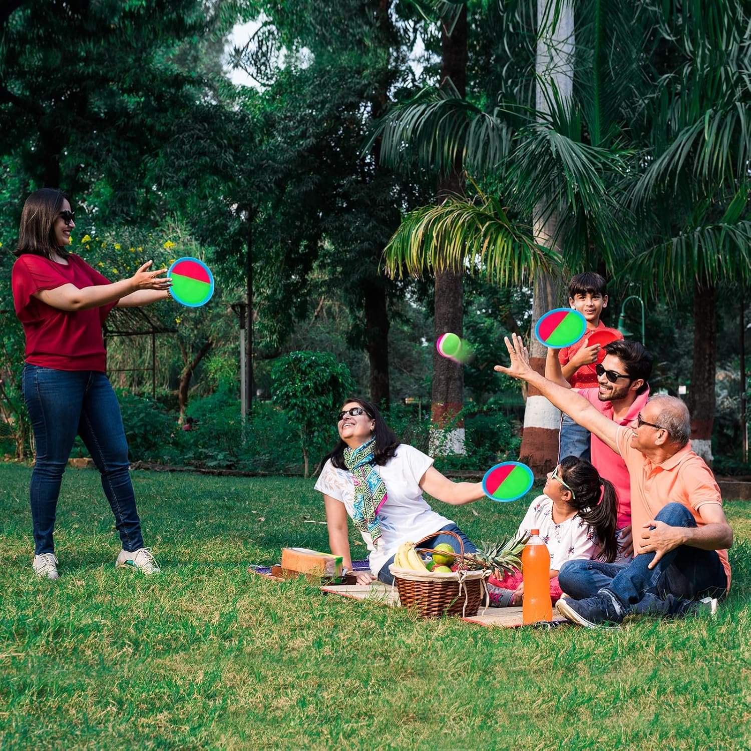 Toss and Catch Ball Game Outdoor Toys for Kids Yard Games Beach Toys Outside Games for 3 4 5 6 7 8 9 10 Year Old Boys Girls (Upgraded) | Beach Pool Outside Yard Camping Games for Kids & Family, 3 4 5 6 7 8 9 10 11 12+ Year Old Boys Toys Birthday & Holiday Gifts - Image 4