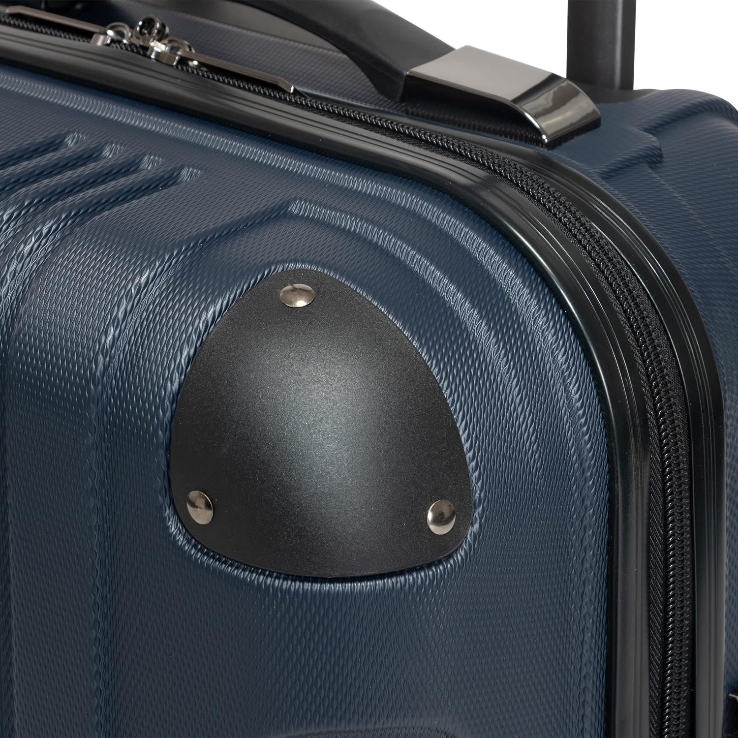 Kenneth Cole REACTION Out of Bounds Lightweight Hardshell 4-Wheel Spinner Luggage, Naval, 28-Inch Checked - Image 9