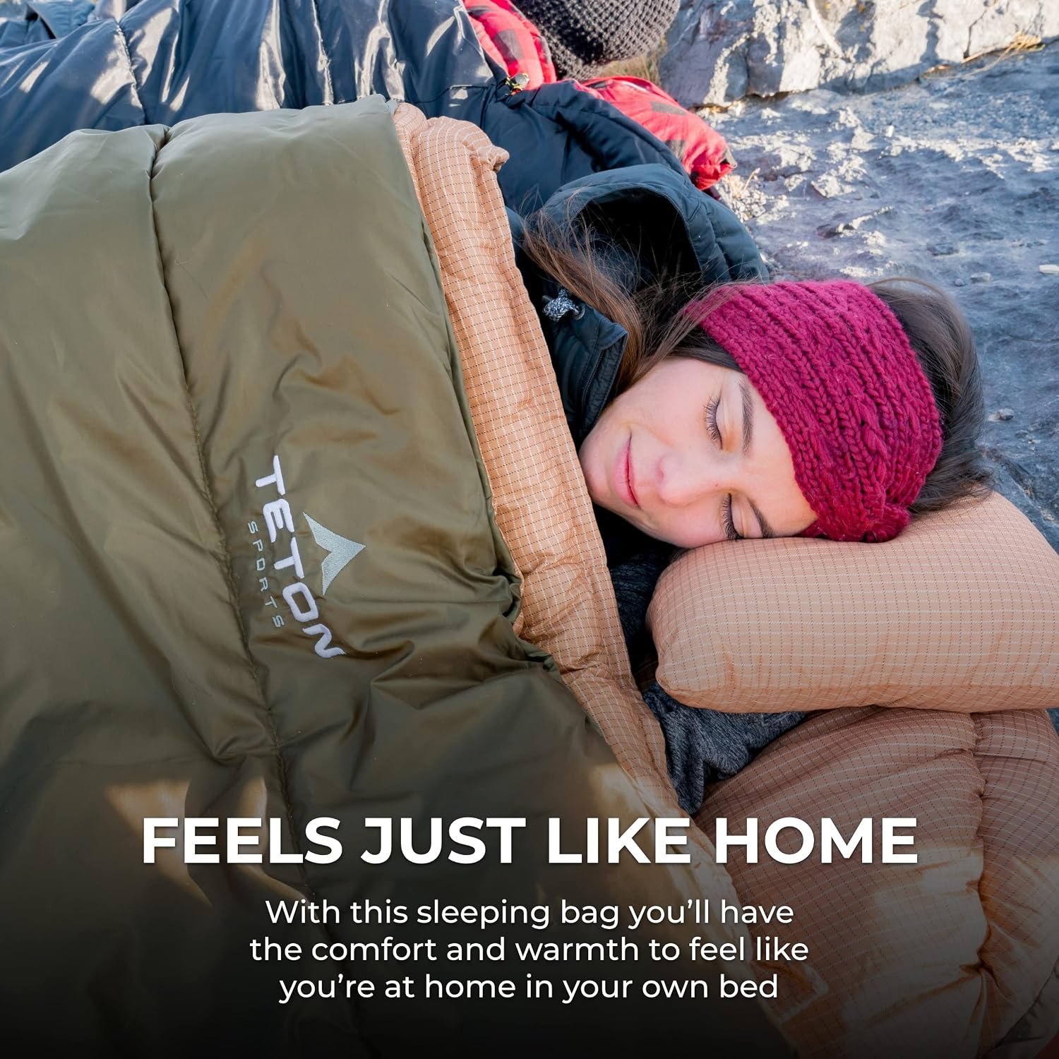 Teton Celsius XXL Sleeping Bag, Cold Weather Sleeping Bags for Adults and Kids, Camping Made Easy and Warm. Compression Sack Included - Image 7