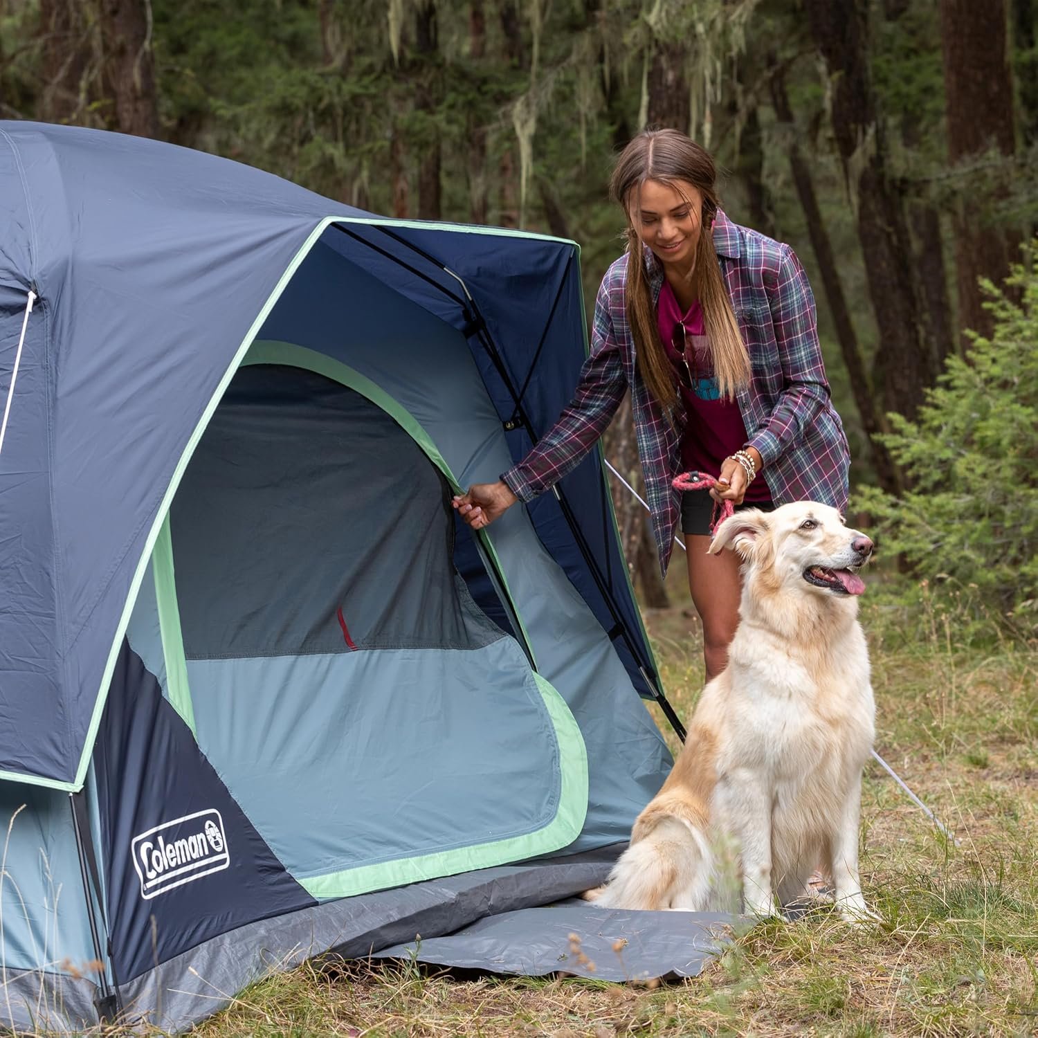Coleman Skydome Camping Tent with 5 Minute Setup, 2/4/6/8 Person Weatherproof Tent with Rainfly & Carry Bag, 20% More Headroom Than Traditional Canopies - Image 4