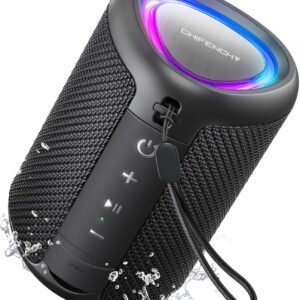 Portable Bluetooth Speaker Beach Essentials: IPX5 Waterproof for Outdoor/Powerful HD Sound/Dynamic Light/All Day Playtime/Wireless BT 5.3/TWS Pairing, Travel|Camping|Pool Accessorie, School Supplies | Powerful HD Sound,Dynamic Light,All Day Playtime,Wireless BT 5.3,TWS Pairing,Travel|Camping|Pool Accessorie,School Supplies