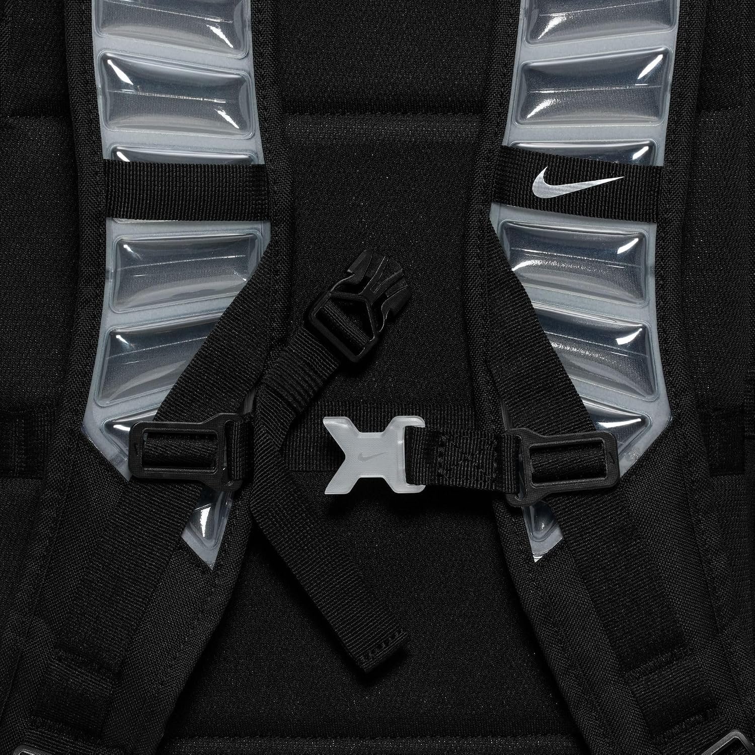 Nike, Unisex, Varsity Elite Backpack (32L), Black/Black/Metallic Silver, One Size - Image 7