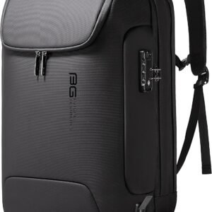 BANGE Anti-Theft Backpack with USB Charging Port 17.3 Inch Business Laptop Backpack