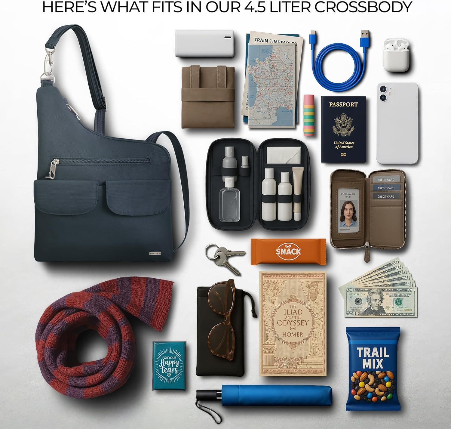 Travelon Anti-Theft Classic Crossbody Bag - Image 6