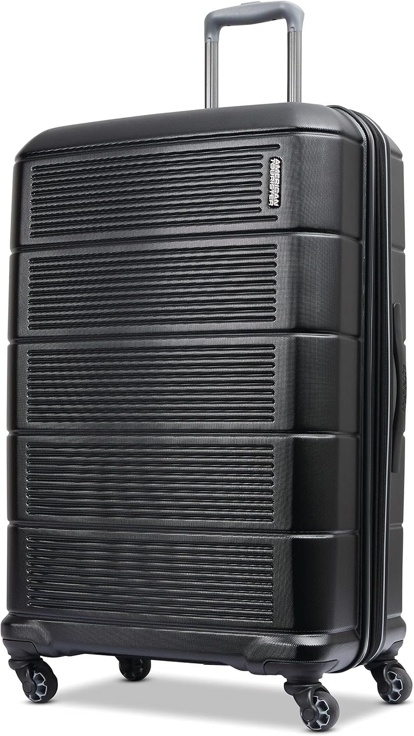 American Tourister Stratum 2.0 Expandable Hardside Luggage with Spinner Wheels, 28" SPINNER, Jet Black