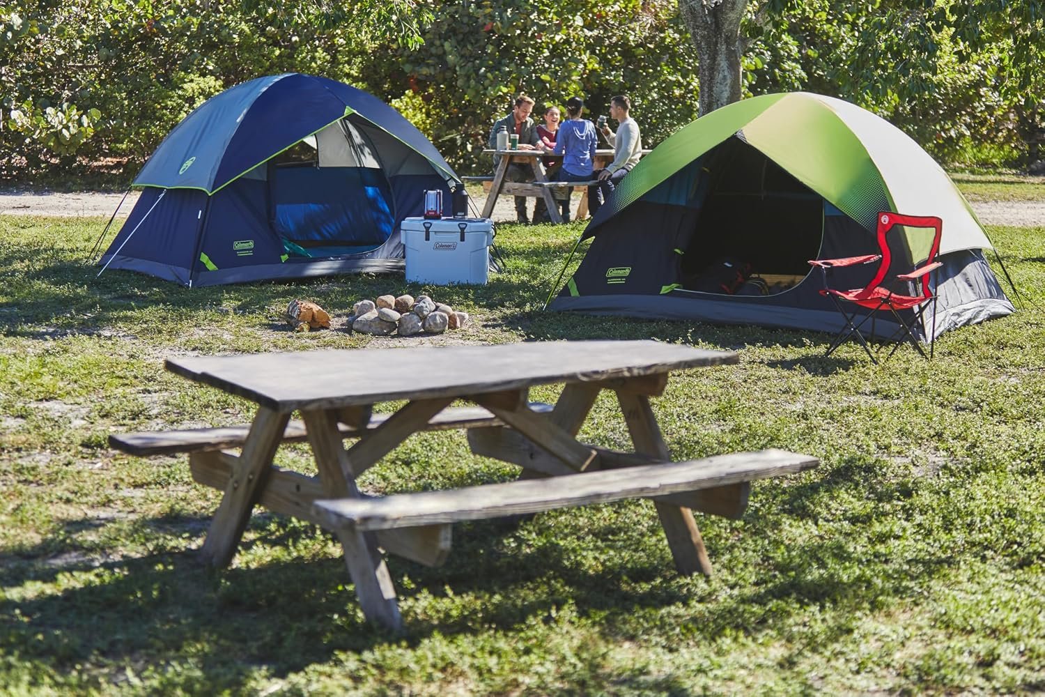 Coleman Sundome Camping Tent with Rainfly, 2/3/4/6 Person Tent Sets Up in 10 Mins, Weatherproof Shelter for Camping, Festivals, Backyard, Sleepovers, & More - Image 5