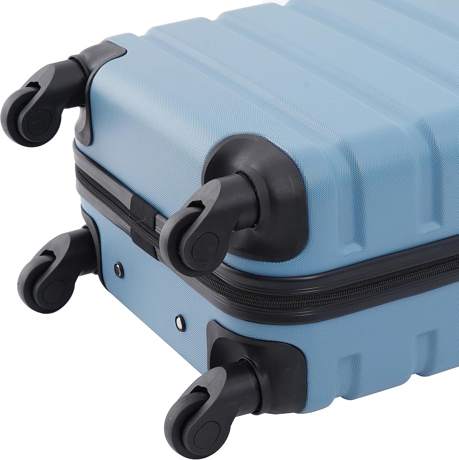 Wrangler Hardside Spinner Luggage, Blue Heaven, Carry-On 20-Inch - Image 6